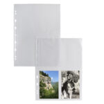Buste forate Atla FT porta foto e cartoline - 8 spazi 10 x 15 cm - trasparente - Sei Rota - conf. 10 pezzi - immagine 2
