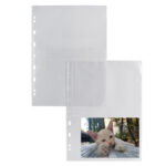 Buste forate Atla FT porta foto e cartoline - 4 spazi 13 x 18 cm - trasparente - Sei Rota - conf. 10 pezzi - immagine 2