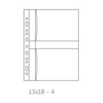 Buste forate Atla FT porta foto e cartoline - 4 spazi 13 x 18 cm - trasparente - Sei Rota - conf. 10 pezzi - immagine 3
