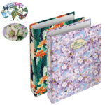 Raccoglitore Nature Flowers - A4 - cm 4 anelli da 30mm - dorso 4 cm - Pigna - immagine 5