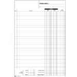 Blocco prima nota cassa entrate/uscite - 50/50 fogli autoricalcanti - 31 x 21cm - Edipro - immagine 2