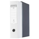 Registratore Eurofile G55 - dorso 8 cm - protocollo 23 x 33 cm - bianco - Esselte - immagine 2