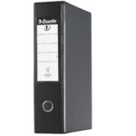 Registratore Eurofile G55 - dorso 8 cm - protocollo 23 x 33 cm - nero - Esselte - immagine 2