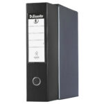 Registratore Eurofile G55 - dorso 8 cm - protocollo 23 x 33 cm - nero - Esselte - immagine 3