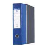 Registratore Eurofile G55 - dorso 8 cm - protocollo 23 x 33 cm - blu - Esselte - immagine 2