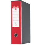 Registratore Eurofile G55 - dorso 8 cm - protocollo 23 x 33 cm - rosso - Esselte - immagine 2