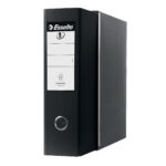 Registratore Eurofile G53 - dorso 8 cm - commerciale 23 x 30 cm - nero - Esselte - immagine 2