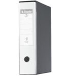 Registratore Eurofile G53 - dorso 8 cm - commerciale 23 x 30 cm - bianco - Esselte - immagine 2