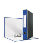 Registratore Eurofile G54 - dorso 5 cm - protocollo 23 x 33 cm - blu - Esselte - immagine 2