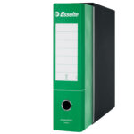 Registratore Essentials G75 - dorso 8 cm - protocollo 23 x 33 cm - verde - Esselte - immagine 3