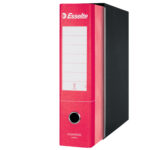 Registratore Essentials G75 - dorso 8 cm - protocollo 23 x 33 cm - rosso - Esselte - immagine 3