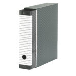 Registratore Delso Line G13 - dorso 8 cm - commerciale 23 x 30 cm - grigio - Esselte - immagine 4
