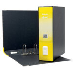 Registratore Dox 1 - dorso 8 cm - commerciale 23 x 29,7 cm - giallo - Esselte Dox - immagine 2