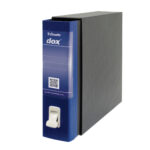 Registratore Dox 2 - dorso 8 cm - protocollo 23 x 34 cm - blu - Esselte Dox - immagine 2