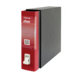Registratore Dox 2 - dorso 8 cm - protocollo 23 x 34 cm - rosso - Esselte Dox - immagine 2