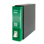 Registratore Dox 2 - dorso 8 cm - protocollo 23 x 34 cm - verde - Esselte Dox - immagine 2