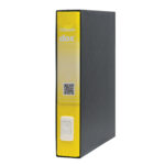 Registratore Dox 4 - dorso 5 cm - commerciale 23 x 29,7 cm - giallo - Esselte Dox - immagine 2
