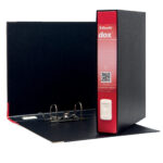 Registratore Dox 4 - dorso 5 cm - commerciale 23 x 29,7 cm - rosso - Esselte Dox - immagine 2