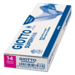 Pastello Supermina - mina 4 mm - magenta 14 - Giotto - immagine 2