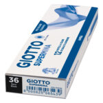 Pastello Supermina - mina 4 mm - nero 36 - Giotto - immagine 2