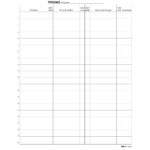 Registro firme presenze al lavoro - 31 x 24cm - 100 fogli - Edipro - immagine 3