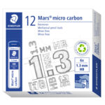 Astuccio 6   Mine Mars Micro - mina 1,3mm - gradazione HB - Staedtler - conf. 6 mine - immagine 2