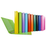 Raccoglitore Nettuno - 22 x 30 cm - 4 anelli a R 30 mm - dorso 3,5 cm - verde chiaro - Sei Rota - immagine 2