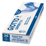 Pastello Supermina - mina 4 mm - blu avio 26 - Giotto - immagine 2