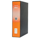 Registratore Dox 2 - dorso 8 cm - protocollo 23 x 34 cm - arancione - Esselte Dox - immagine 2