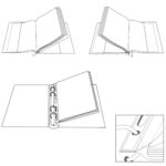 Cartelline forate - Ercole Cat - 21 x 29,7 cm - PVC - c/tasche - trasparente liscio - Sei Rota - conf. 10 pezzi - immagine 2