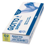 Pastello Supermina - mina 4 mm - giallo limone 02 - Giotto - immagine 2