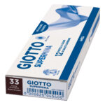 Pastello Supermina - mina 4 mm - terra d'ombra 33 - Giotto - immagine 2