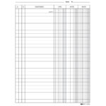 Schede - dare/avere/saldo - 21 x 15 cm - Edipro - conf. 100 pezzi - immagine 2