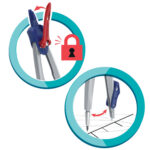 Compasso Stop System - con adattatore e mine ricambio - diametro max cerchio 282mm - Maped - immagine 2