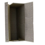 Scatola archivio in legno - 38 x 27 cm - dorso 12 cm - grigio - Brefiocart - immagine 2