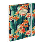 Cartella progetti Nature Flowers - 26 x 34 cm - dorso 7 cm - con elastico - Pigna - immagine 4