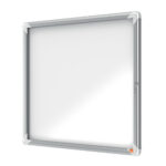 Bacheca per interni - fondo magnetico bianco - 6 fogli A4 - orizzontale - Nobo - immagine 2