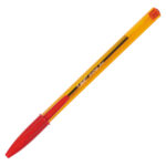 Penna a sfera Cristal - punta fine 0,8 mm - rosso - Bic - conf. 50 pezzi - immagine 3