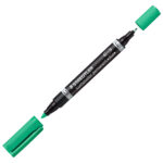 Pennarello Lumocolor Permanent Duo 348 - punta 0,6mm e 1,5mm - colori assortiti - Staedtler - astuccio 4 pezzi - immagine 6