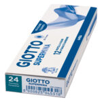 Pastello Supermina - mina 4 mm - turchese 24 - Giotto - immagine 2