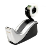 Dispenser C60 - per nastri 33 m - 4 rotoli Scotch Magic 810 inclusi - nero/argento - Scotch - immagine 2