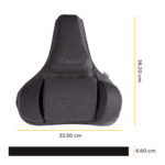 Supporto lombare ergonomico - 38 x 37,4 x 8,8 cm -  nero - Fellowes - immagine 2