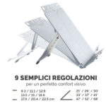 Leggio Booklift - formato A4 - silver - Fellowes - immagine 3