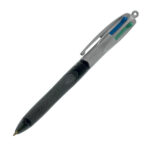 Penna a sfera scatto multifunzione 4 Colours Grip Pro - punta 1,0mm - nero, blu, rosso, verde  - Bic - immagine 2