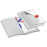 Cartellina con clip Swingclip - A4 - PP - trasparente - Durable - conf. 5 pezzi - immagine 3