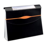 Portadocumenti a soffietto Optima - 13 tasche - 23 x 33 cm - PP- nero - Rexel - immagine 2