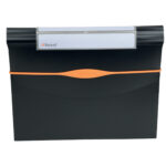 Portadocumenti a soffietto Optima - 13 tasche - 23 x 33 cm - PP- nero - Rexel - immagine 3
