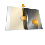 Cartellina ad aghi Duraplus - A4 - PP - nero - Durable - immagine 2
