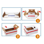 Scatola archivio Memory X File - con coperchio - dorso 27,5 cm - 37 x 27 x 52 cm - bianco - Sei Rota - immagine 3