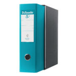 Registratore Eurofile G53 - dorso 8 cm - commerciale 23 x 30 cm - turchese - Esselte - immagine 2